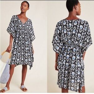 Anthropologie Rujuta Sheth Shira Flowy Boho Knee Length Caftan Dress - O/S